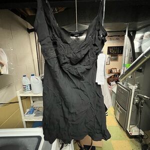 Elegant Black Lace Trim Dress Size 1X Giveaway